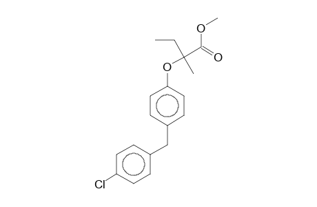2-Methylbutanoic acid, 2-(4-chlorobenzylphenoxy)-, methyl ester
