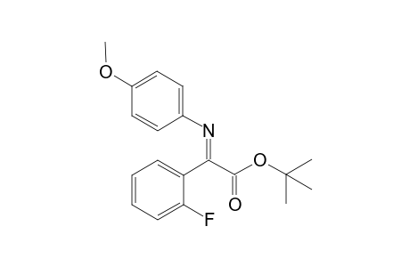 Tert-Butyl-2-(2-fluorophenyl)-2-((4-methoxyphenyl)imino)acetate