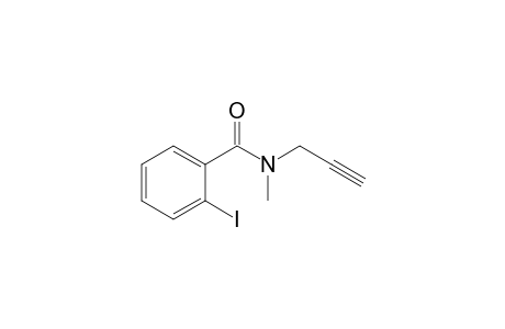 2-iodanyl-N-methyl-N-prop-2-ynyl-benzamide