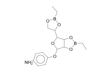 beta-D-MANNOFURANOSIDE, 2,3-5,6-BIS-O-ETHYLBORANDIYL-PARAAMINOPHENYL-