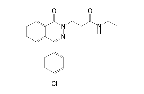 3-(4-(4-chlorophenyl)-1-oxo-2(1H)-phthalazinyl)-N-ethylpropanamide