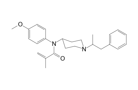 N-4-Methoxyphenyl-N-[1-(1-phenylpropan-2-yl)piperidin-4-yl]methacryloylamide