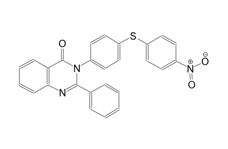 4(3H)-quinazolinone, 3-[4-[(4-nitrophenyl)thio]phenyl]-2-phenyl-