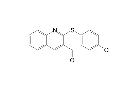 2-(4-Chlorophenylthio)quinoline-3-carbaldehyde
