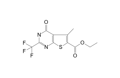 4-keto-5-methyl-2-(trifluoromethyl)-3H-thieno[5,4-d]pyrimidine-6-carboxylic acid ethyl ester