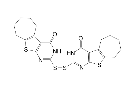 Bis[(5,6,7,8,9-pentahydrocyclohepta[b]thieno[2,3-d]-pyrimidin-4-one)]-2-disulfide