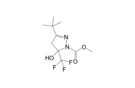1-Carboxymethyl-5-trifluoromethyl-5-hydroxy-3-(1,1-di-methylethyl)-4,5-dihydro-1H-pyrazole
