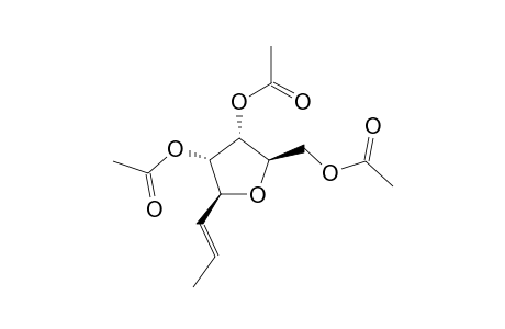 2,3,5-TRI-ACETOXY-1-DEOXY-1'-PROP-1-ENYL-BETA-D-RIBOFURANOSIDE