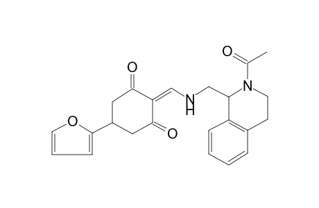2-({[(2-acetyl-1,2,3,4-tetrahydro-1-isoquinolinyl)methyl]amino}methylene)-5-(2-furyl)-1,3-cyclohexanedione
