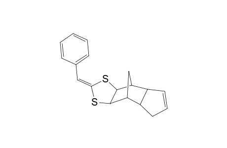 2,6-exo-8,12-endo-4-Phenylmethylene-3,5-dithiatetracyclo[5.5.1.0(2,6).0(8,12)]trideca-9-ene