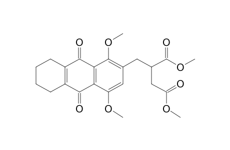 DIMETHYL-2-[(1',4'-DIMETHOXY-9',10'-DIOXO-5',6',7',8',9',10'-HEXAHYDROANTHRACEN-2'-YL)-METHYLENE]-BUTANEDIOATE