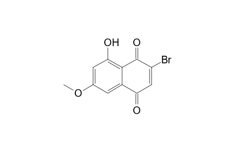 2-Bromo-8-hydroxy-6-methoxy-1,4-naphthoquinone
