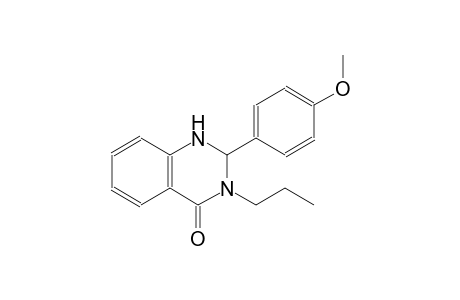 4(1H)-quinazolinone, 2,3-dihydro-2-(4-methoxyphenyl)-3-propyl-