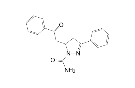 2-carbamoyl-3-benzoylmethyl-5-phenyl-pyrazoline