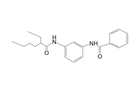 Hexanamide, 2-ethyl-N-(3-benzoylaminophenyl)-