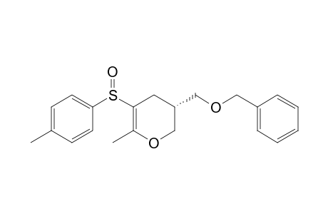 (3R)-3-Benzyloxymethyl-3,4-dihydro-6-methyl-5-p-tolylsulfinyl-2H-pyran