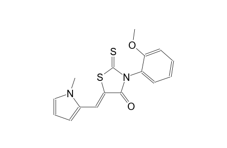 (5Z)-3-(2-methoxyphenyl)-5-[(1-methyl-1H-pyrrol-2-yl)methylene]-2-thioxo-1,3-thiazolidin-4-one