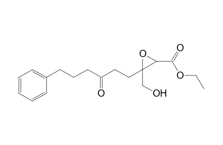 Ethyl 2,3-epoxy-3-hydroxymethyl-6-oxo-9-phenylnonanoate