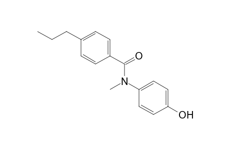 Benzamide, N-(4-hydroxyphenyl)-N-methyl-4-propyl-