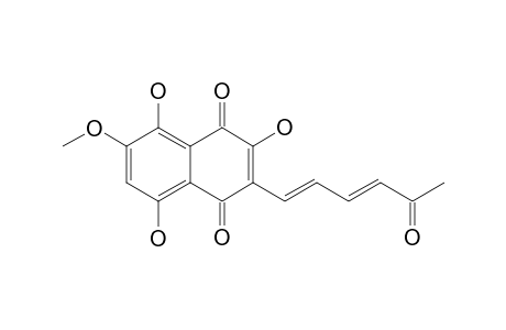 3,5,8-TRIHYDROXY-6-METHOXY-2-(5-OXOHEXA-1,3-DIENYL)-1,4-NAPHTHOQUINONE