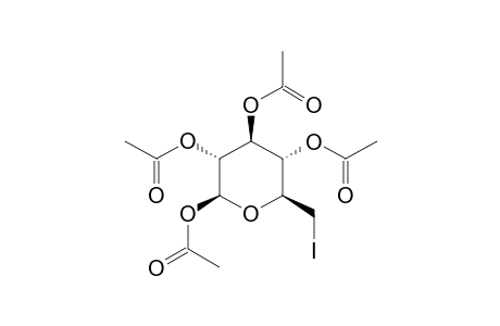 1,2,3,4-Tetra-O-acetyl-6-jodo-6-deoxy.beta.-D-glucopyranose
