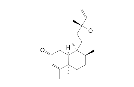 (-)-2-OXO-13-HYDROXY-3,14-ClERODANDIENE