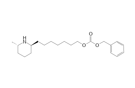 rel-[2S,6S,2(3R)]-2-[3-[[(benzyloxy)carbonyl]oxy]heptyl]-6-methylpiperidine