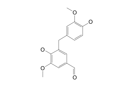 4-HYDROXY-3-(4-HYDROXY-3-METHOXYBENZYL)-5-METHOXYBENZALDEHYDE