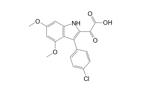 2-(3'-(4"-Chlorophenyl)-4',6'-dimethoxyindol-2'-yl)glyoxylic acid