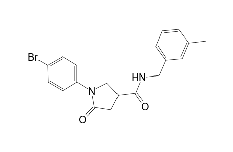 1-(4-Bromo-phenyl)-5-oxo-pyrrolidine-3-carboxylic acid 3-methyl-benzylamide