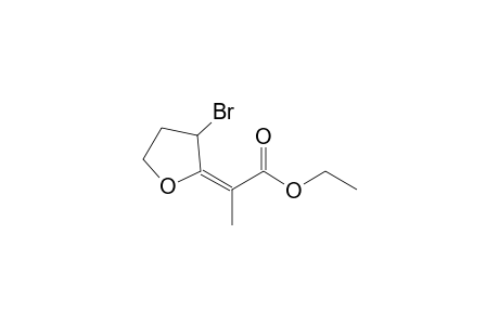 Ethyl 2-[3-bromo-dihydrofuran-2(3H)-ylidene]propionate