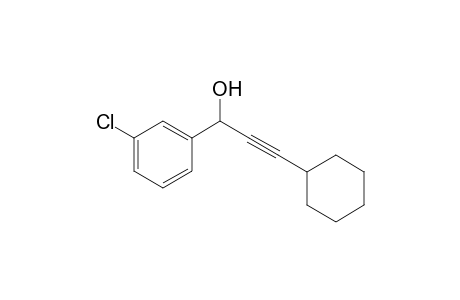 1-(3-Chlorophenyl)-3-cyclohexylprop-2-yn-1-ol