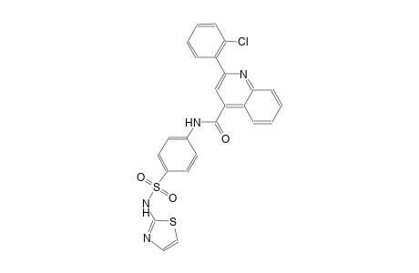 2-(2-chlorophenyl)-N-{4-[(1,3-thiazol-2-ylamino)sulfonyl]phenyl}-4-quinolinecarboxamide