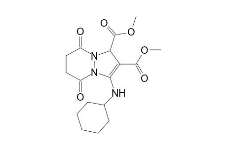 Dimethyl 3-(cyclohexylamino)-5,8-dioxo-5,6,7,8-tetrahydro-1H-pyrazolo[1,2-a]pyridazine-1,2-dicarboxylate