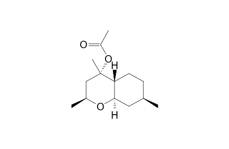 [(2S,4S,4aR,7R,8aR)-2,4,7-trimethyl-2,3,4a,5,6,7,8,8a-octahydrochromen-4-yl] acetate
