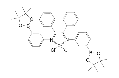 [1,4-BIS-[3-(4,4,5,5-TETRAMETHYL-1,3,2-DIOXABOROLAN-2-YL)-PHENYL]-2,3-DIPHENYL-1,4-DIAZA-1,3-BUTADIENE]-DICHLOROPLATINUM-(II)