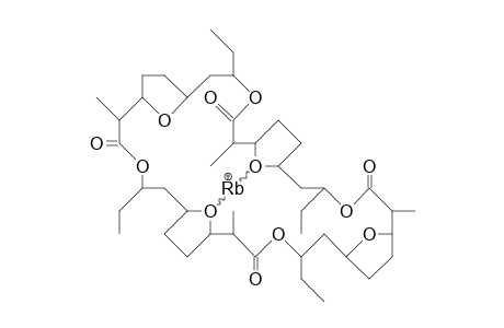 Tetranactin-rubidium complex cation