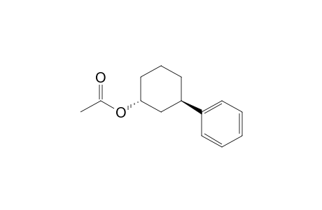 (1R,3R)-3-Phenyl-1-acetoxycyclohexane