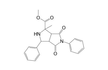 Pyrrolo[3,4-c]pyrrole-1-carboxylic acid, octahydro-1-methyl-4,6-dioxo-3,5-diphenyl-, methyl ester, (1.alpha.,3.alpha.,3a.beta.,6a.be ta.)-(.+-.)-