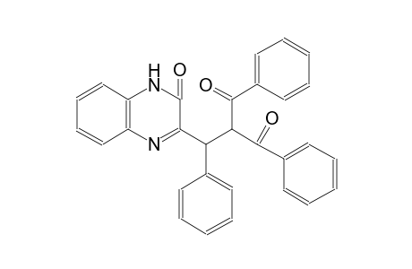 2-[(3-oxo-3,4-dihydro-2-quinoxalinyl)(phenyl)methyl]-1,3-diphenyl-1,3-propanedione