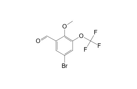 5-Bromo-2-hydroxy-3-(trifluoromethoxy)benzaldehyde, methyl ether