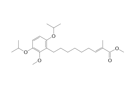 (2E)-9-(3,6-Diisopropoxy-2-methoxyphenyl)-2-methylnon-2-enoic acid methyl ester