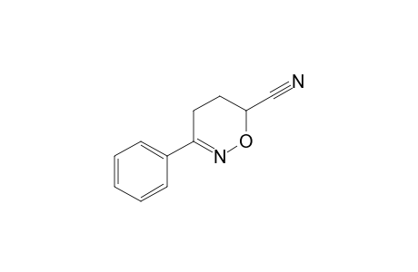 3-Phenyl-5,6-dihydro-4H-1,2-oxazine-6-carbonitrile