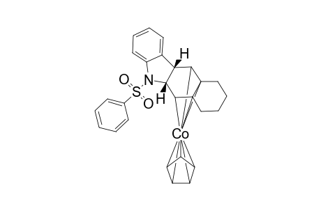 (.eta.-Cyclopentadienyl)[6,6a,10a,11-.eta.-(5-phenylsulfonyl-5a,7,8,9,10,11a-exo-hexahydrobenzo[b]carbazole)]cobalt