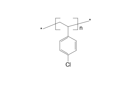 Poly(p-chlorostyrene), poly[1-(p-chlorophenyl)ethylene]