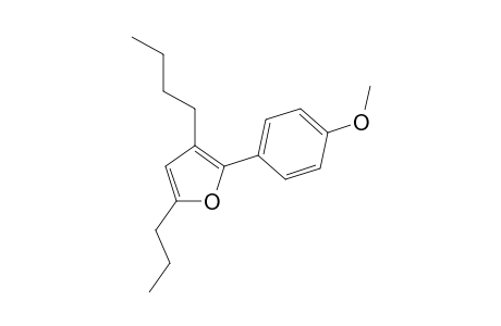 3-Butyl-2-(4-methoxyphenyl)-5-propylfuran
