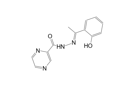 2-pyrazinecarboxylic acid, 2-[(E)-1-(2-hydroxyphenyl)ethylidene]hydrazide