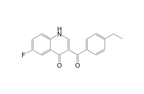 3-(4-ethylbenzoyl)-6-fluoro-4(1H)-quinolinone