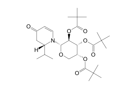 (2R)-N-(2',3',4'-TRI-O-PIVALOYL-ALPHA-D-ARABINOPYRANOSYL)-2-ISOPROPYL-5,6-DEHYDROPIPERIDIN-4-ONE