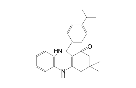 1H-dibenzo[b,e][1,4]diazepin-1-one, 2,3,4,5,10,11-hexahydro-3,3-dimethyl-11-[4-(1-methylethyl)phenyl]-